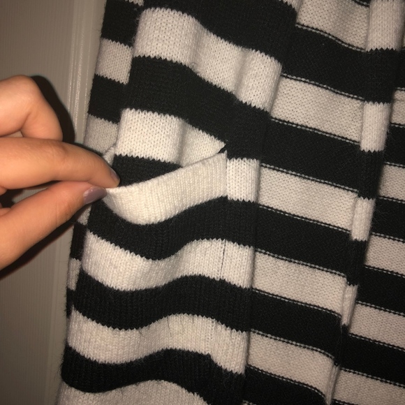 Striped Cardigan Sweater - Picture 2 of 3